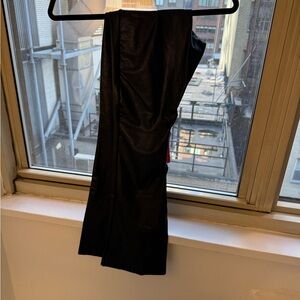 Commando Cropped Faux Leather Flare